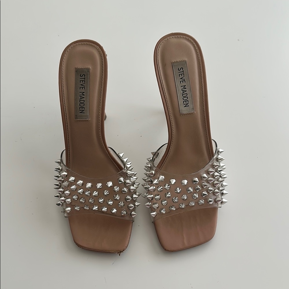 Steve Madden Silver Studded Women's Shoes
